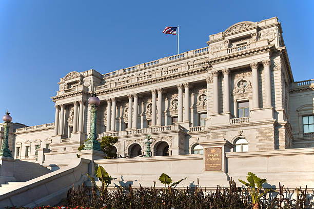 library of congress - juristische bibliothek stock-fotos und bilder