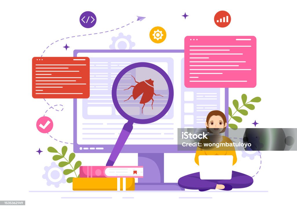 Vector Test Engineer Software Testing Vector Illustration With Application Engineering ...