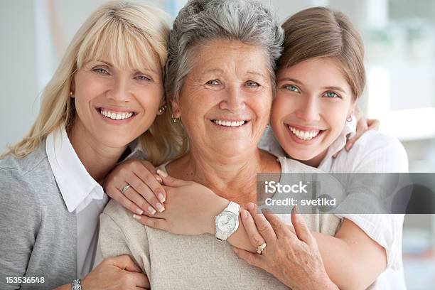 Three Female Generations Stock Photo - Download Image Now - Multi-Generation Family, Women, Only Women
