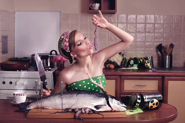 Tóxico cozinha história - fotografia de stock