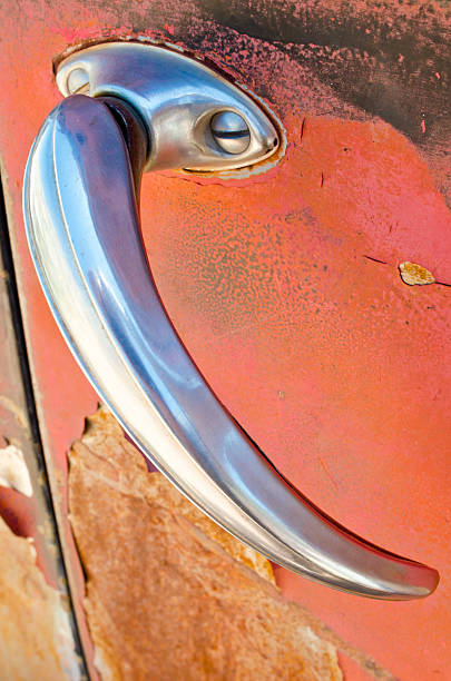 istock Vintage Car Door Handle 153537260