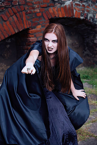 istock Portrait of a young witch. 153538789