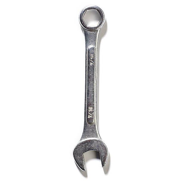 istock Full 7/16 wrench on white with shadow 153538938