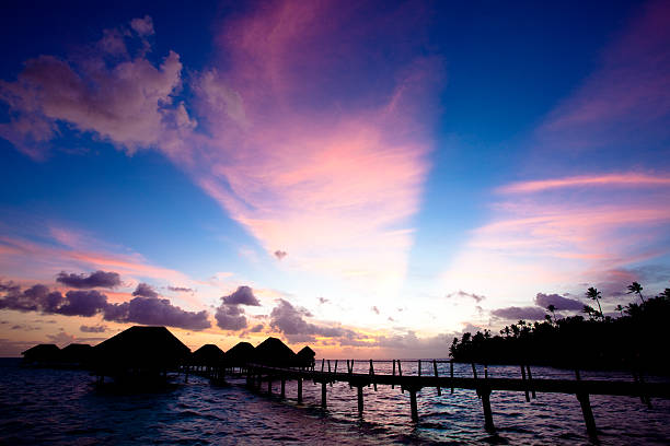 istock Sunset in Tahiti 153539247