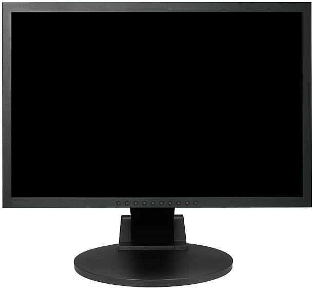 istock Computer monitor isolated on white 153539481