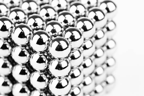 istock black and white background metal orbs 153539659