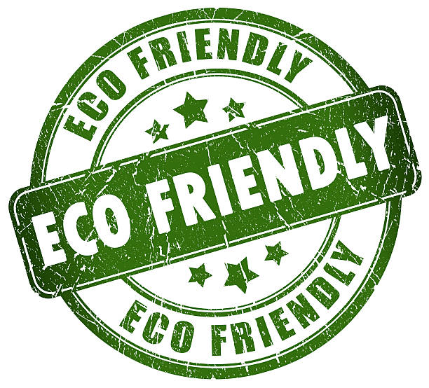 istock Pendant that reads Eco Friendly in the color green 153539893