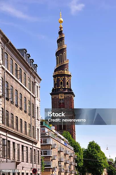 In Front Of Frelsers Church In Copenhagen Stock Photo - Download Image Now - Copenhagen, Old Town, Architecture