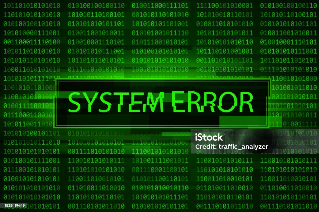 Abstract Technical Background System Error Stock Illustration ...