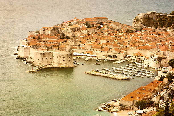 View of Dubrovnik stock photo