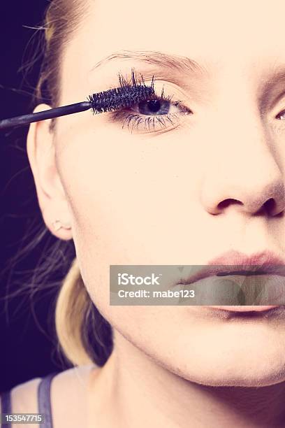 Mascara Stock Photo - Download Image Now - Adult, Adults Only, Beautiful People