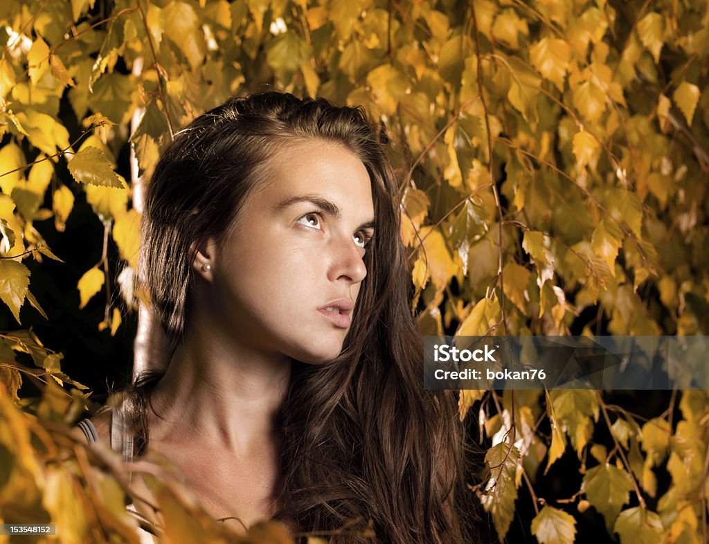 Bellissimo Ritratto di attraente giovane ragazza - Foto stock royalty-free di Adulto