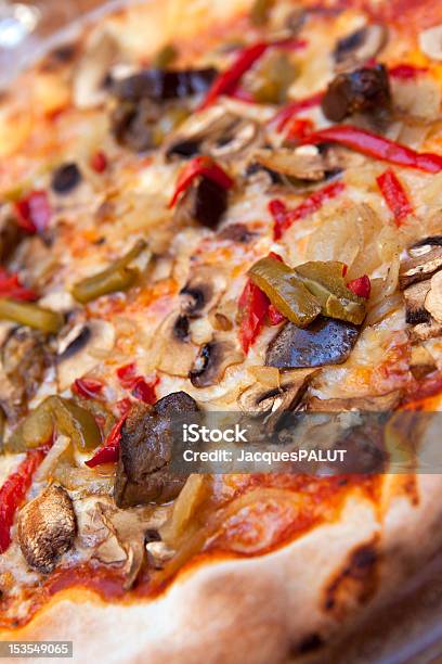 Pizza Stock Photo - Download Image Now - Bell Pepper, Close-up, Cooking