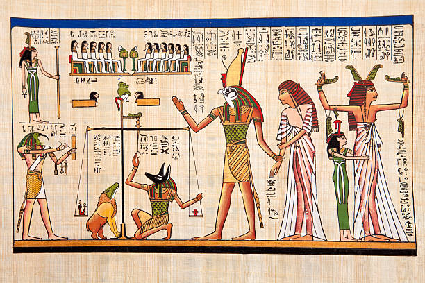 papiro - ancient egyptian culture fotografías e imágenes de stock