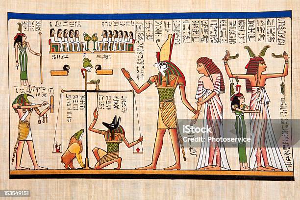 Papyrus Stock Photo - Download Image Now - Egypt, Ancient Egyptian Culture, Painted Image