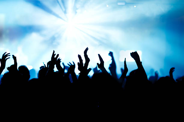 istock Abstract background of a crowd having fun at a concert 153549203