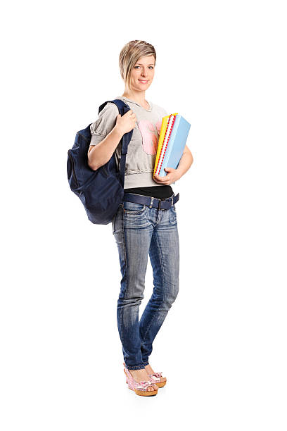 istock Young smiling female holding a book 153549745