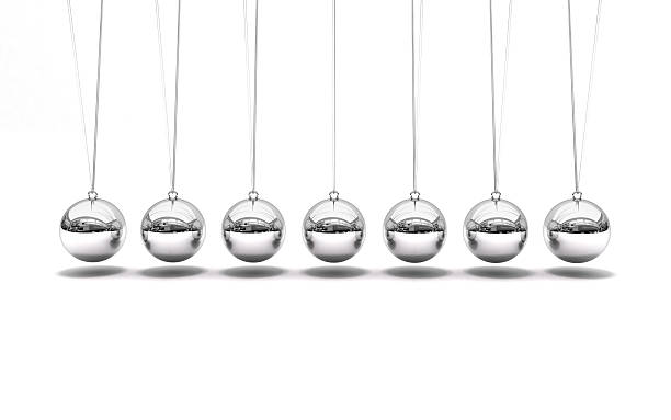 Newton's Time Cradle stock photo