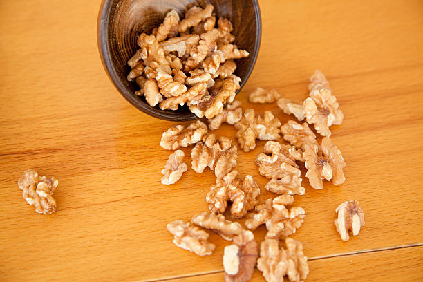 walnuts stock photo