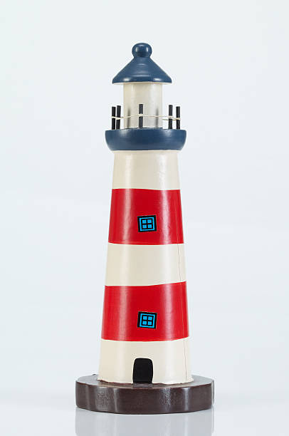 Lighthouse toy stock photo