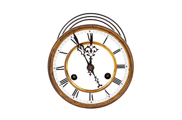 istock Vintage clock for Christmas 153550895