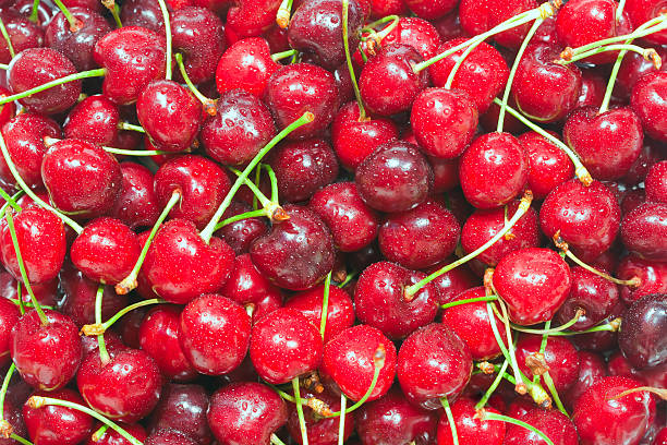 istock Healthy food background. Cherry. 153551927