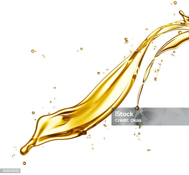 Öl Splash Stockfoto und mehr Bilder von Motoröl - Motoröl, Speiseöl, Erdöl