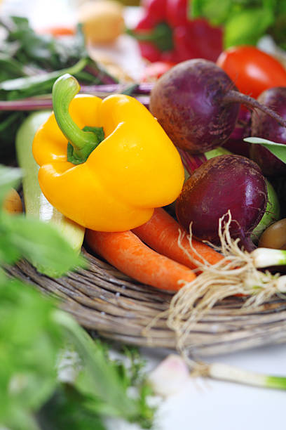 istock Assortment of fresh vegetables, selective focus 153552639