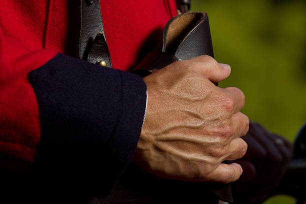 istock British Military Hand Detail 153553601