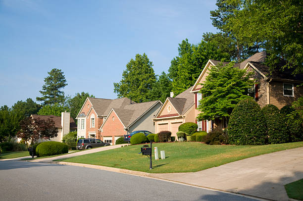 istock Typical mid class western Suburb neighborhood 153553966