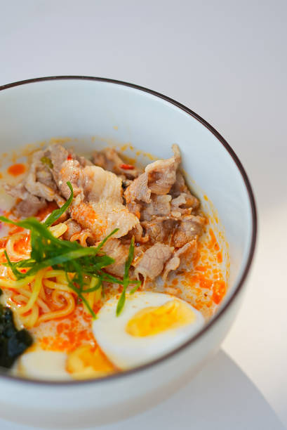 istock Korean Beef Soup with Egg and Tempura in a Spicy Broth 1535543522