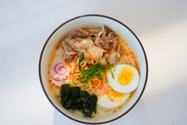 istock Korean Beef Soup with Egg and Tempura in a Spicy Broth 1535545814