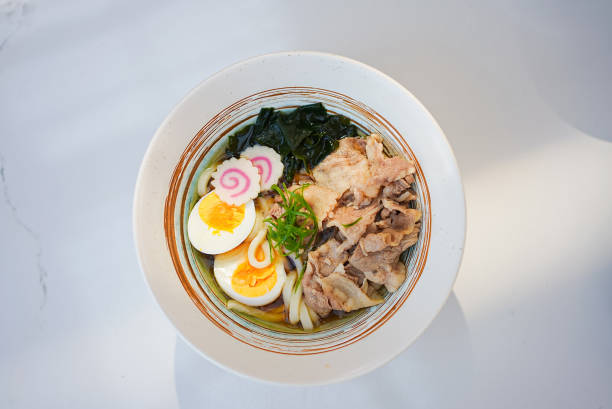istock Korean Beef Soup with Eggs and Nori 1535549741