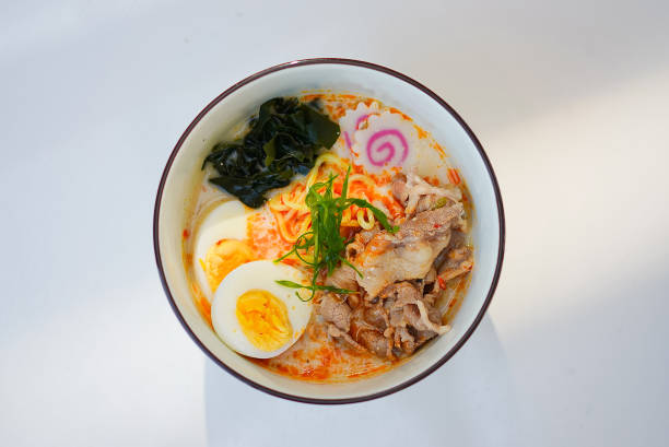 istock Korean Beef Soup with Egg and Tempura in a Spicy Broth 1535549744