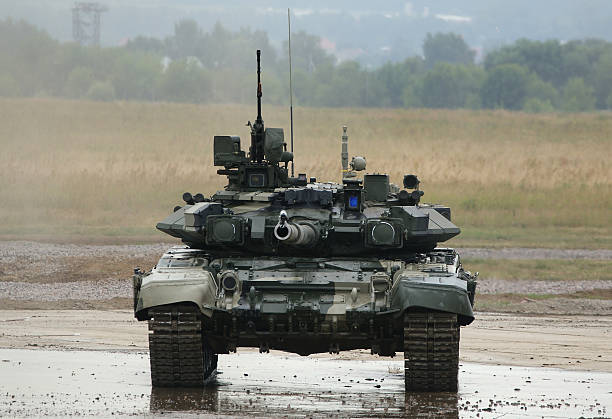 istock T-90 is a Russian main battle tank (MBT) 153556796