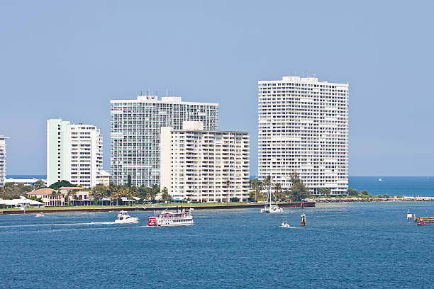 istock Boats Cruising Past Coastal Condos 153557134