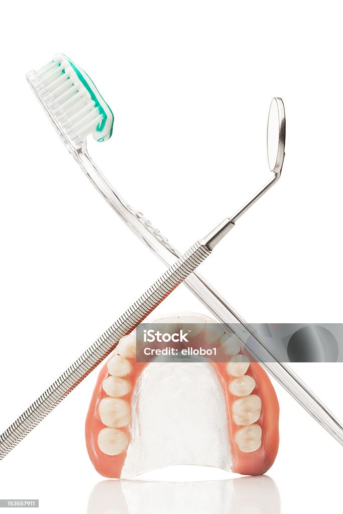 Higiene dentária. - Foto de stock de Azul Turquesa royalty-free