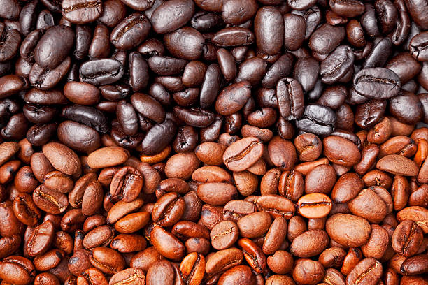 coffee bean background stock photo