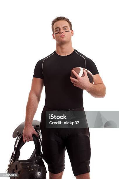 Football Player Stock Photo - Download Image Now - 20-29 Years, Adult, Adults Only