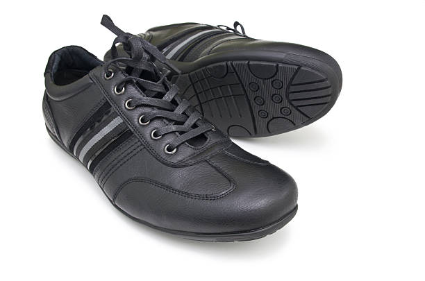 istock Black sport shoes 153558801