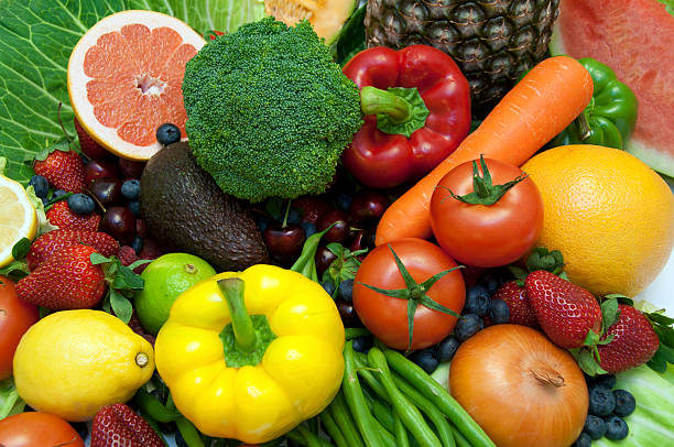 istock Multi-coloured Fruits and Vegetables. 153558903