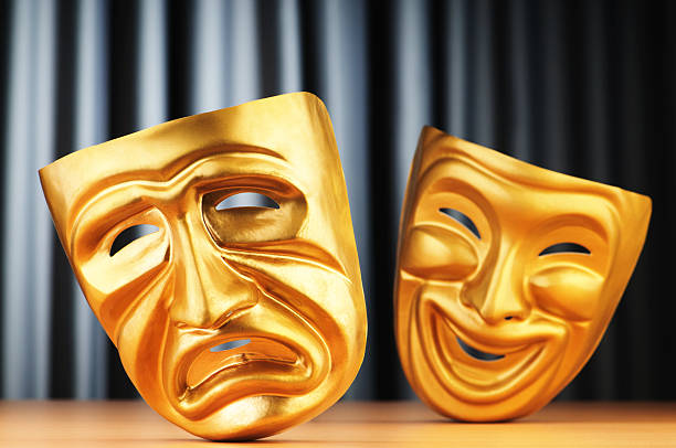 istock Masks with the theatre concept 153559845