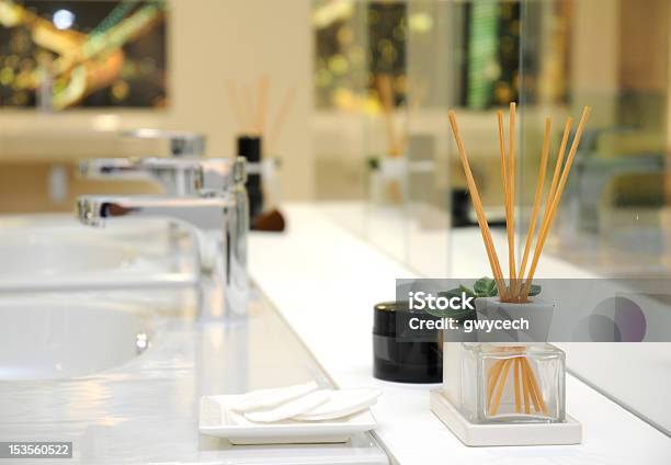 Wooden Sticks Perfume Diffuser Stock Photo - Download Image Now - Scented, Bathroom, Perfume