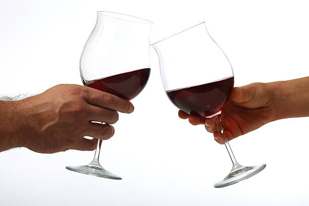 istock Man and woman toasting 153560899