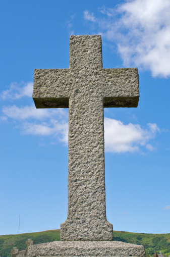Granite cross in the Peña de Francia