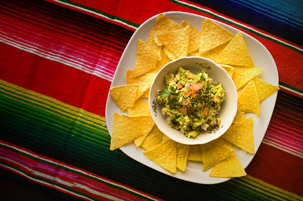 istock Guacamole salad and nachos 153561593