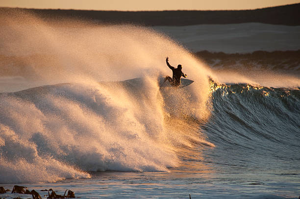 istock Surfing into the Golden Sun 153562187