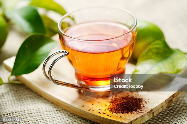 Tazza Di Rooibos - Fotografie stock e altre immagini di Roiboos - Roiboos, Bicchiere, Alimentazione sana