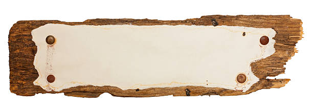 istock Weather-beaten old sign 153564871