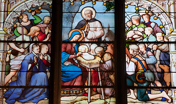 istock Paris - christmas from Sanit Severin church 153565799